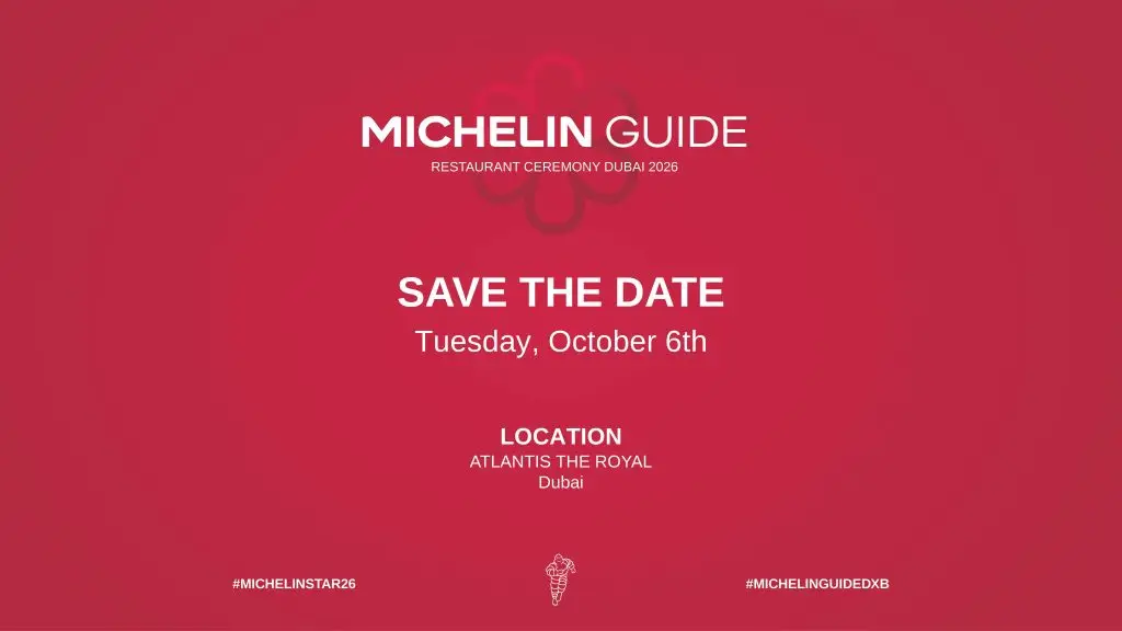 Atlantis The Royal hosts MICHELIN Guide Dubai's fifth edition on 6 October, with the city's new restaurant selection set to be unveiled on the night.
