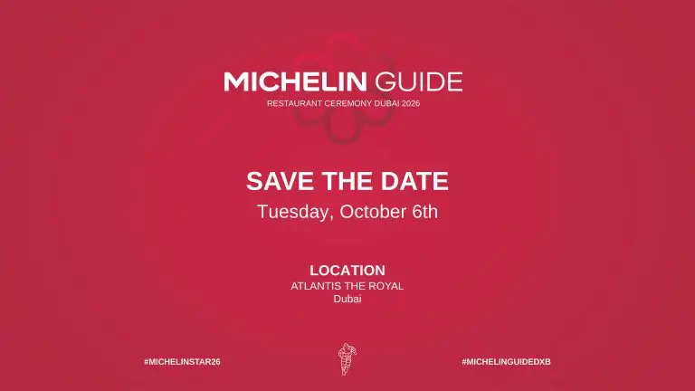 Atlantis The Royal hosts MICHELIN Guide Dubai's fifth edition on 6 October, with the city's new restaurant selection set to be unveiled on the night.